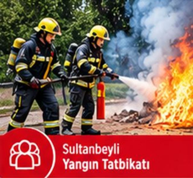 Sultanbeyli Yangın Tatbikatı